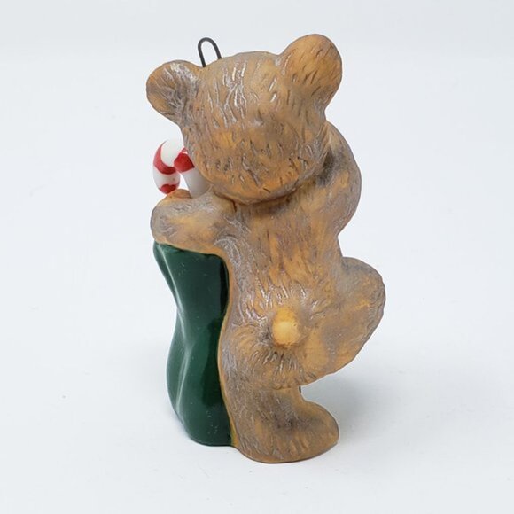 Lot of 4 1989 Hallmark Cinnamon Bear Porcelain Ornament - Picture 6 of 9